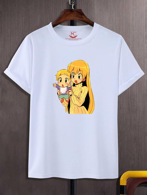 unisex white graphic printed t-shirt - 20775958 -  Standard Image - 0