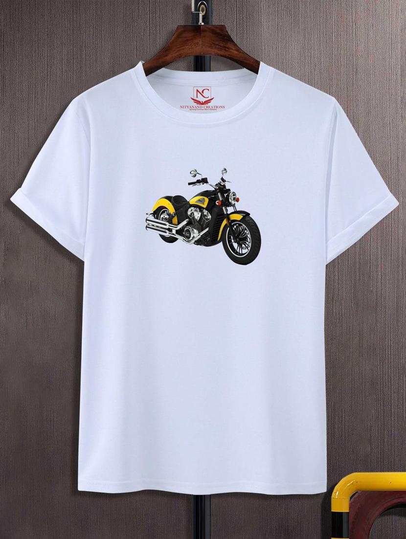 unisex white graphic printed t-shirt - 20775982 -  Zoom Image - 0
