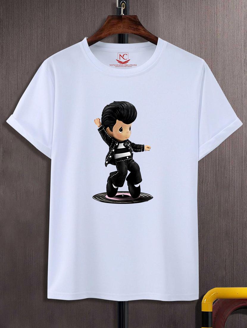 unisex white graphic printed t-shirt - 20775983 -  Zoom Image - 0