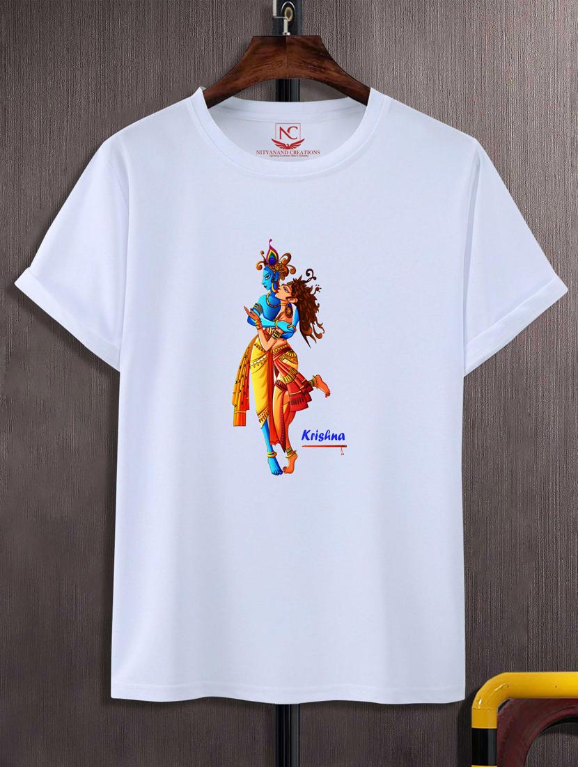 unisex white graphic printed t-shirt - 20775984 - Zoom Image - 0