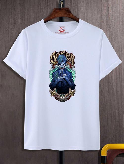 unisex white graphic printed t-shirt - 20775999 -  Standard Image - 0