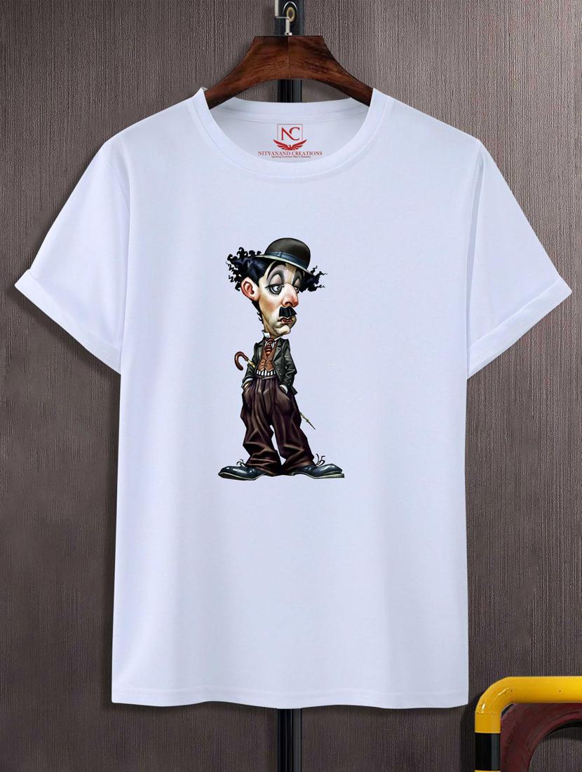 unisex white graphic printed t-shirt - 20776004 -  Zoom Image - 0
