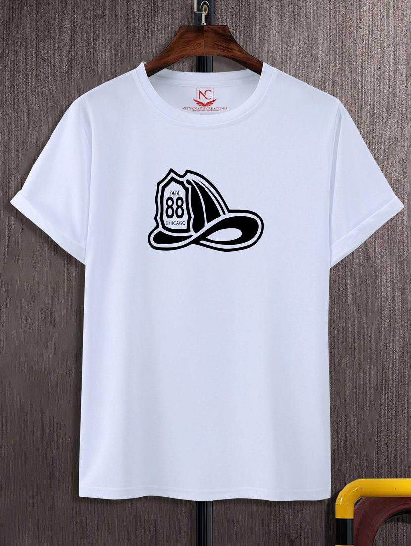 unisex white graphic printed t-shirt - 20776008 - Zoom Image - 0
