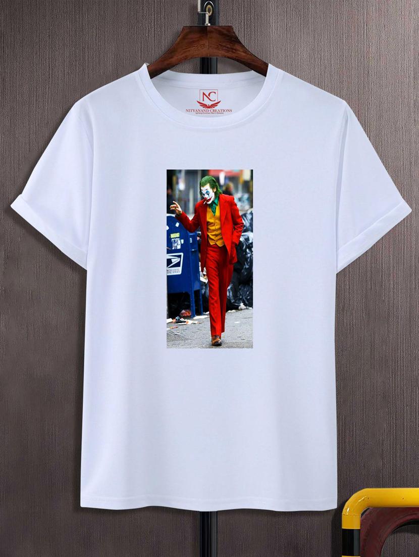 unisex white graphic printed t-shirt - 20776015 -  Zoom Image - 0