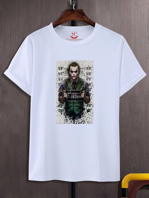 unisex white graphic printed t-shirt - 20776027 - Standard Image - 0