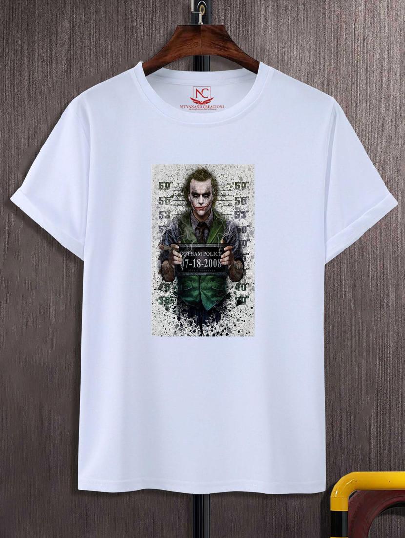 unisex white graphic printed t-shirt - 20776027 - Zoom Image - 0