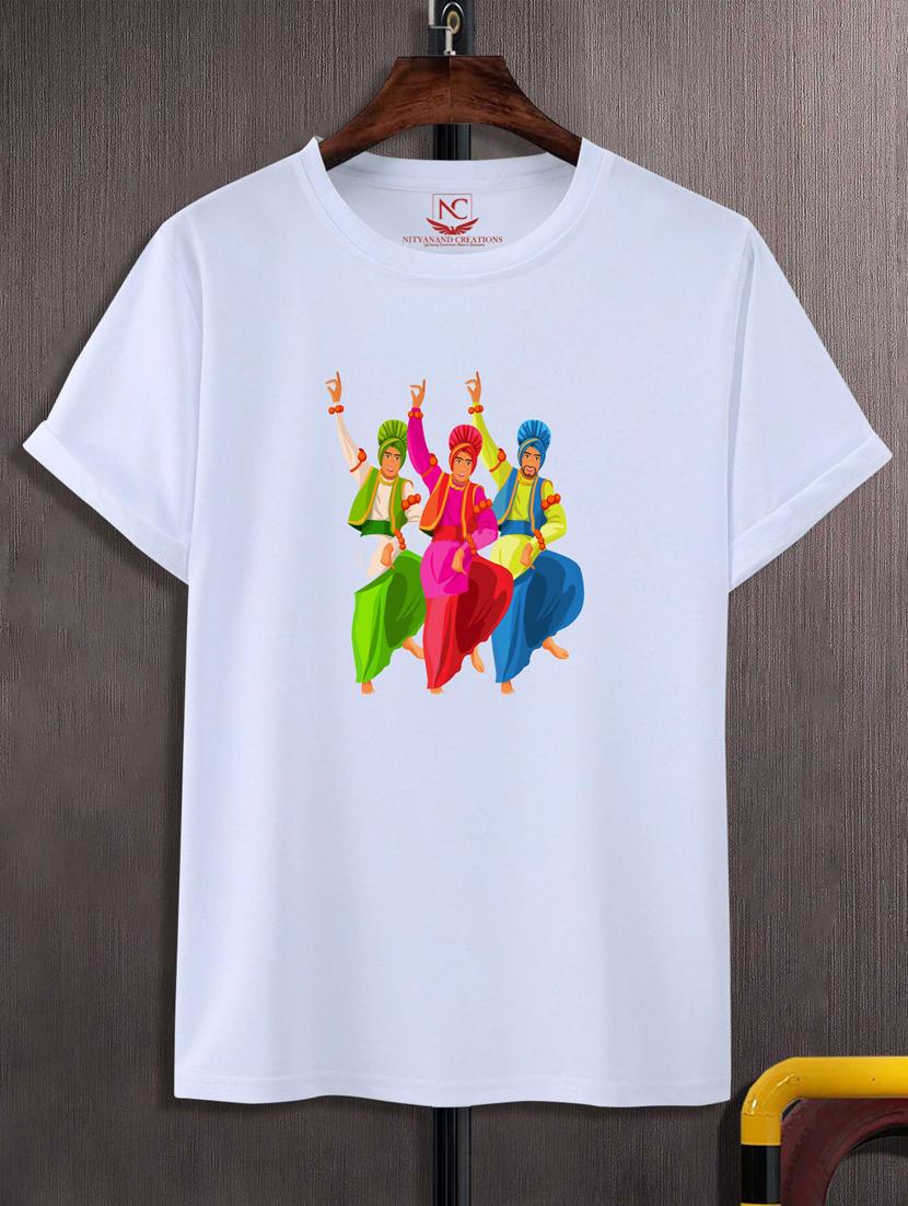 unisex white graphic printed t-shirt - 20776038 - Zoom Image - 0