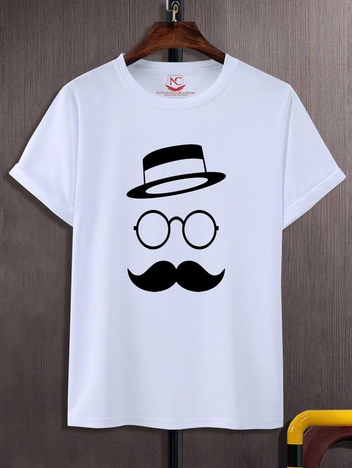 unisex white graphic printed t-shirt - 20776052 - Standard Image - 0