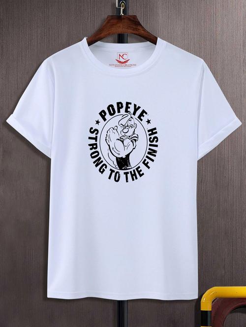 unisex white graphic printed t-shirt - 20776056 -  Standard Image - 0