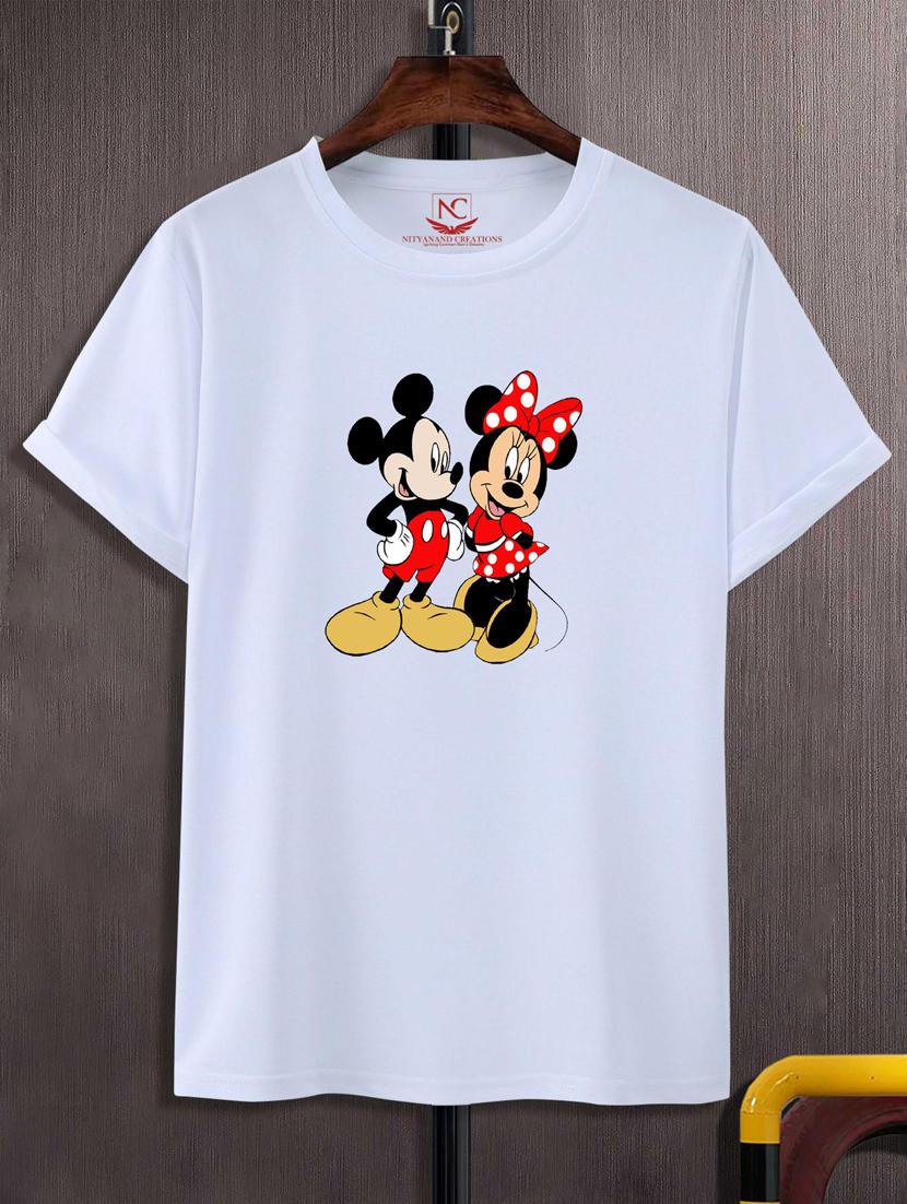 unisex white graphic printed t-shirt - 20776074 - Zoom Image - 0