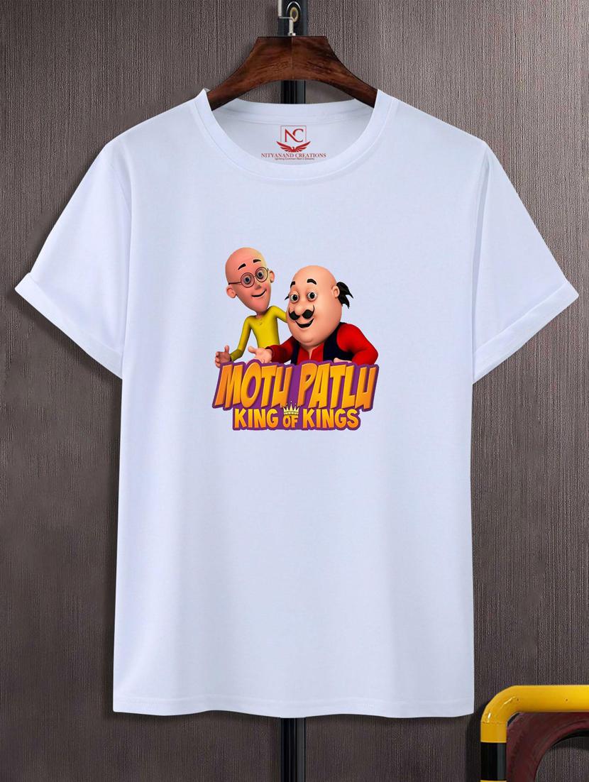 unisex white graphic printed t-shirt - 20776076 - Zoom Image - 0