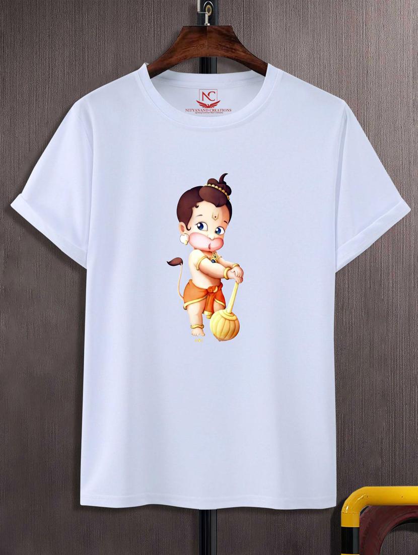 unisex white graphic printed t-shirt - 20776084 - Zoom Image - 0