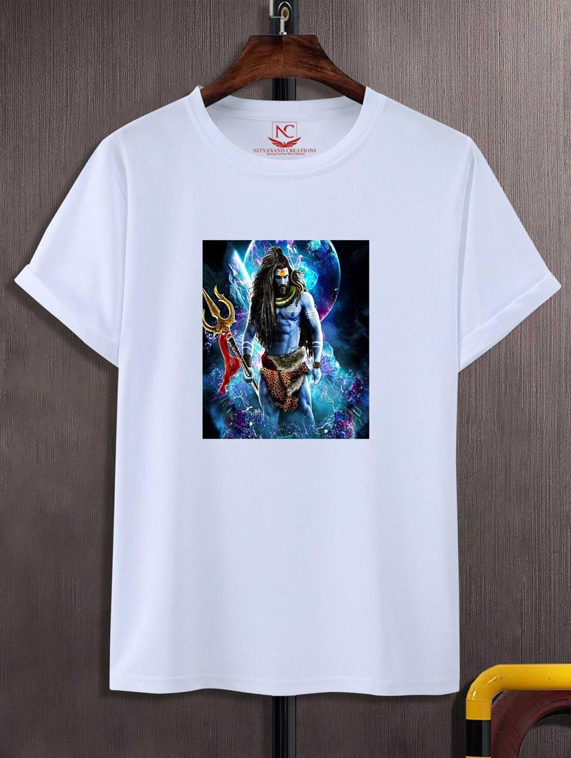 unisex white graphic printed t-shirt - 20776086 - Zoom Image - 0