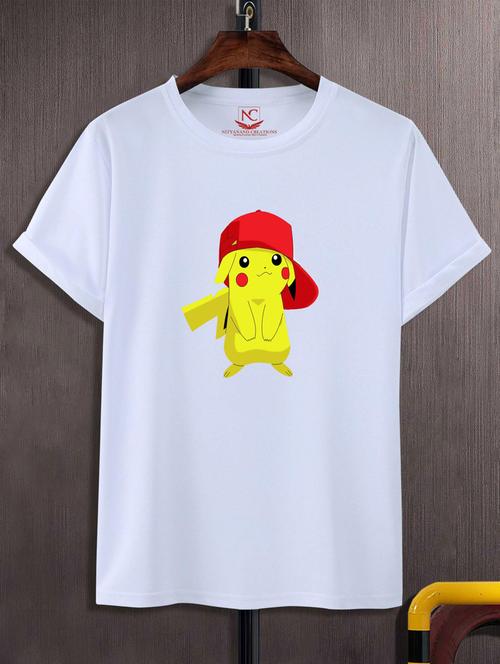 unisex white graphic printed t-shirt - 20776097 - Standard Image - 0
