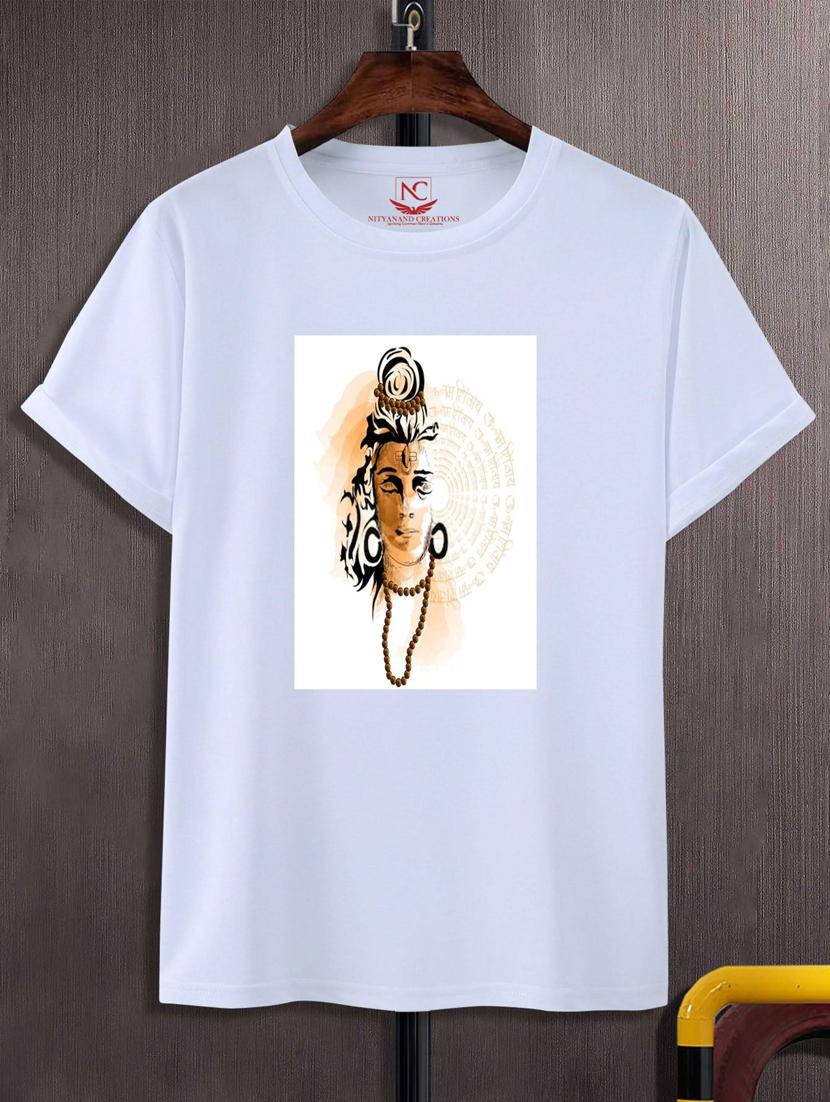 unisex white graphic printed t-shirt - 20776114 -  Zoom Image - 0