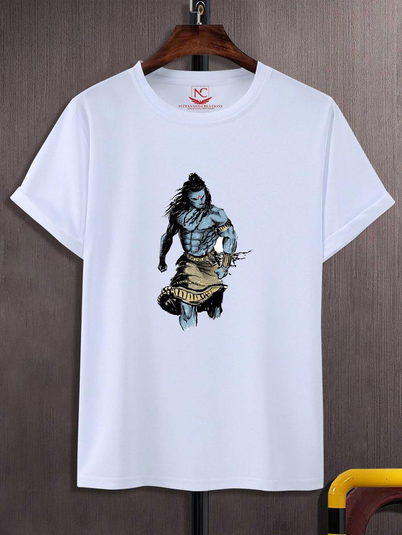 unisex white graphic printed t-shirt - 20776116 -  Zoom Image - 0