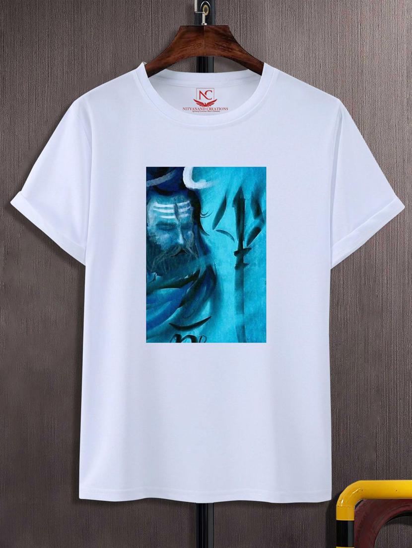 unisex white graphic printed t-shirt - 20776151 - Zoom Image - 0