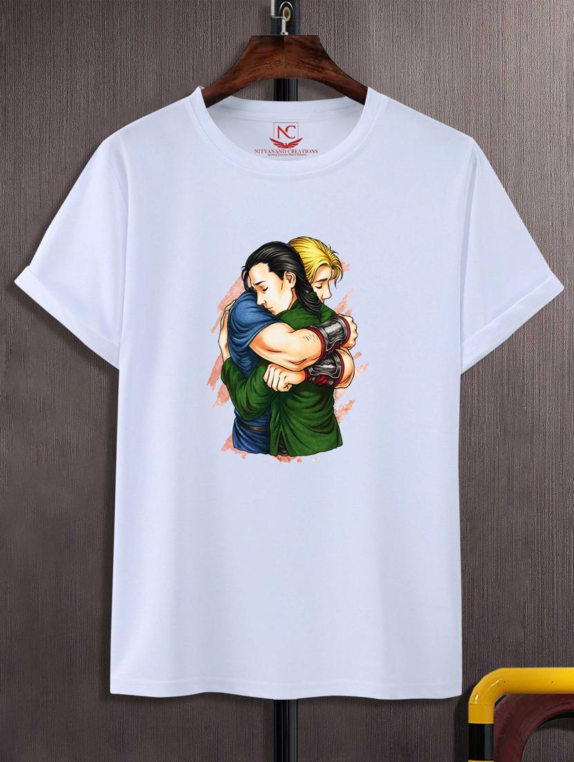 unisex white graphic printed t-shirt - 20776161 - Zoom Image - 0