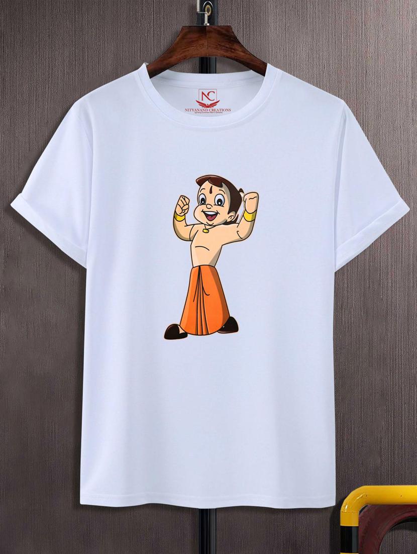 unisex white graphic printed t-shirt - 20776169 -  Zoom Image - 0