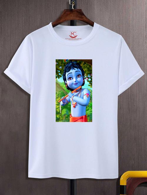 unisex white graphic printed t-shirt - 20776170 - Standard Image - 0