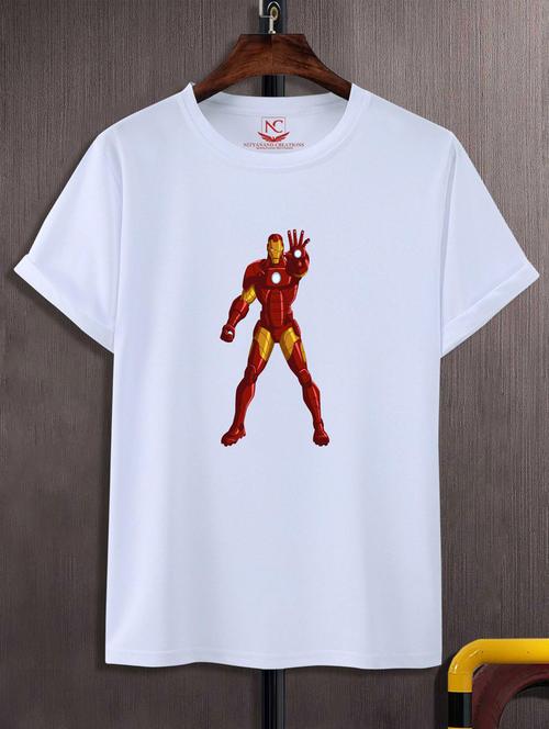 unisex white graphic printed t-shirt - 20776178 - Standard Image - 0