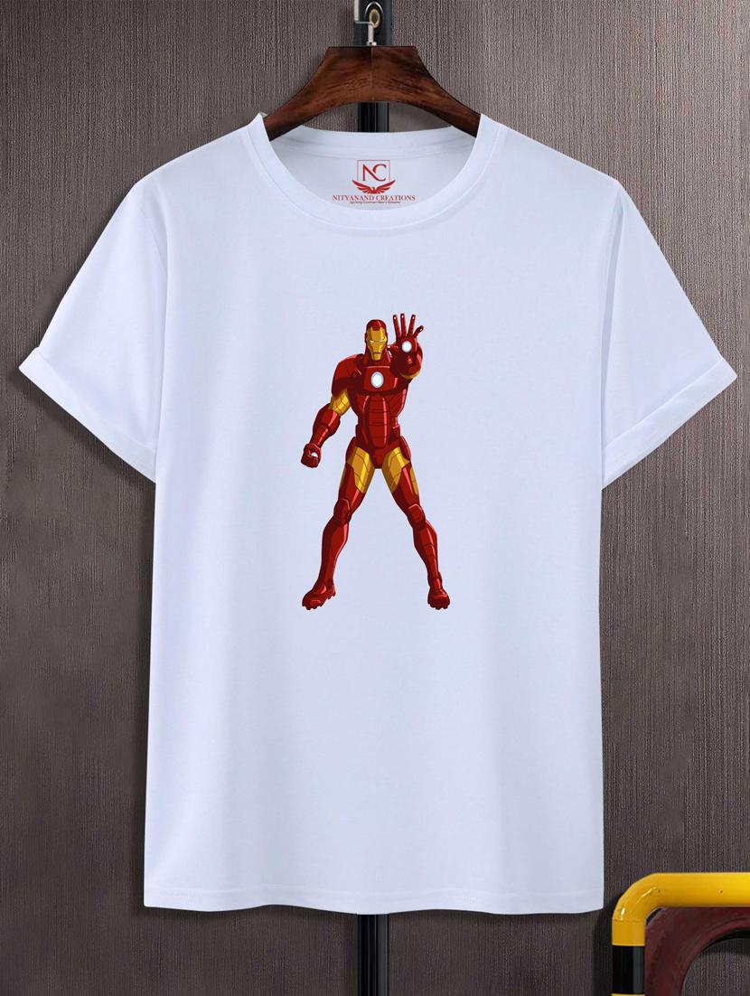 unisex white graphic printed t-shirt - 20776178 - Zoom Image - 0