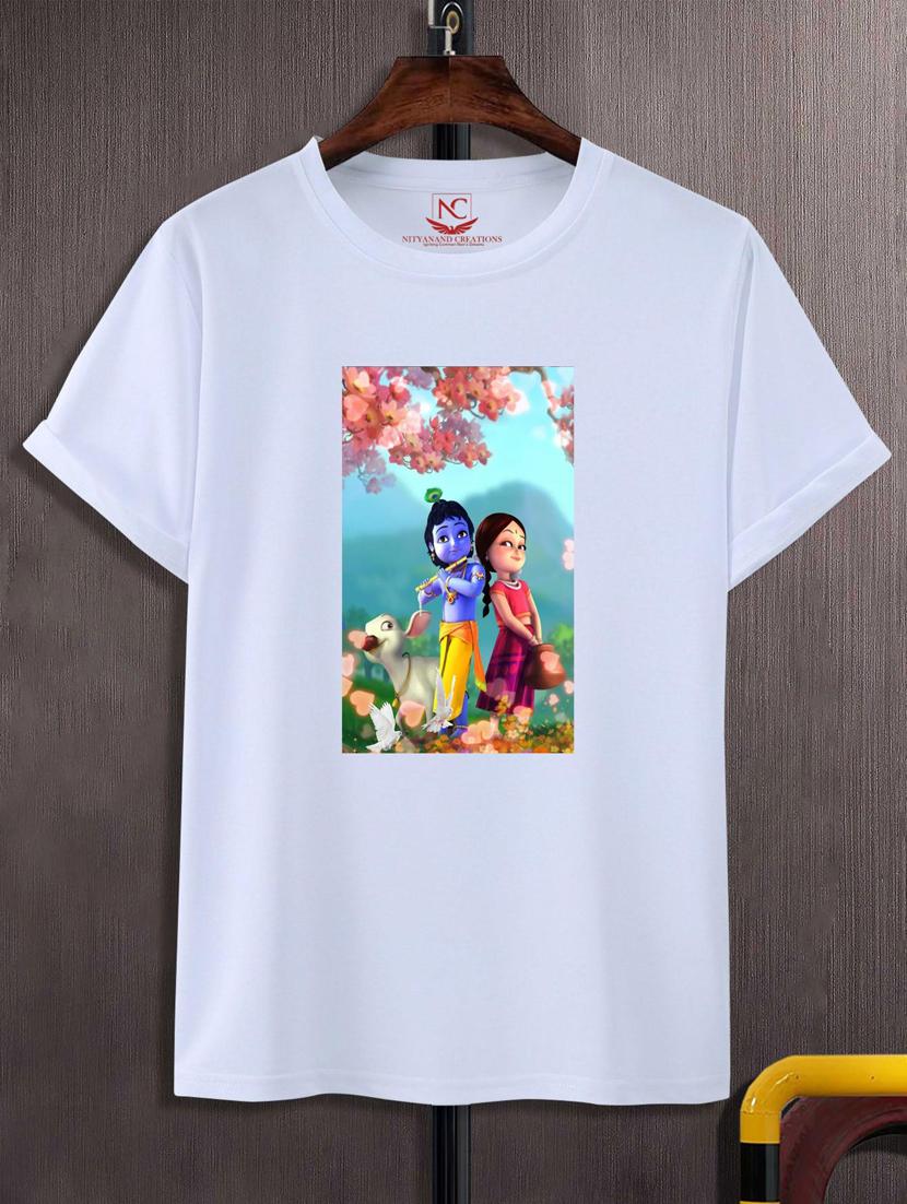 unisex white graphic printed t-shirt - 20776181 - Zoom Image - 0