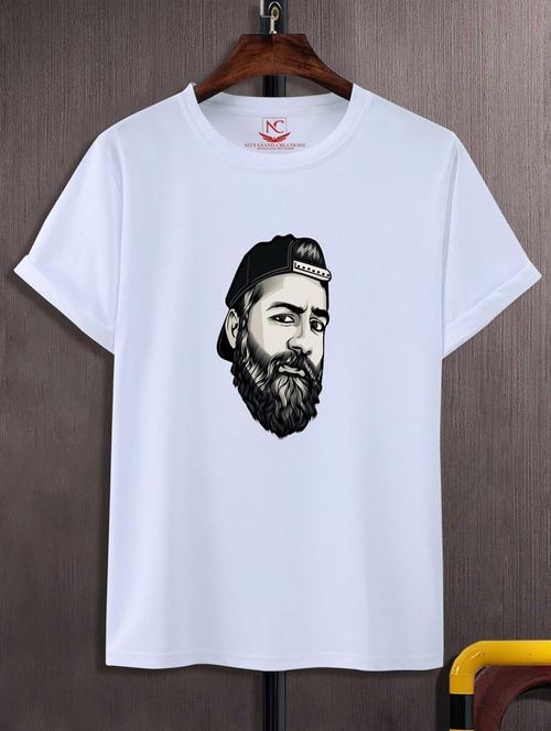 unisex white graphic printed t-shirt - 20776184 -  Standard Image - 0