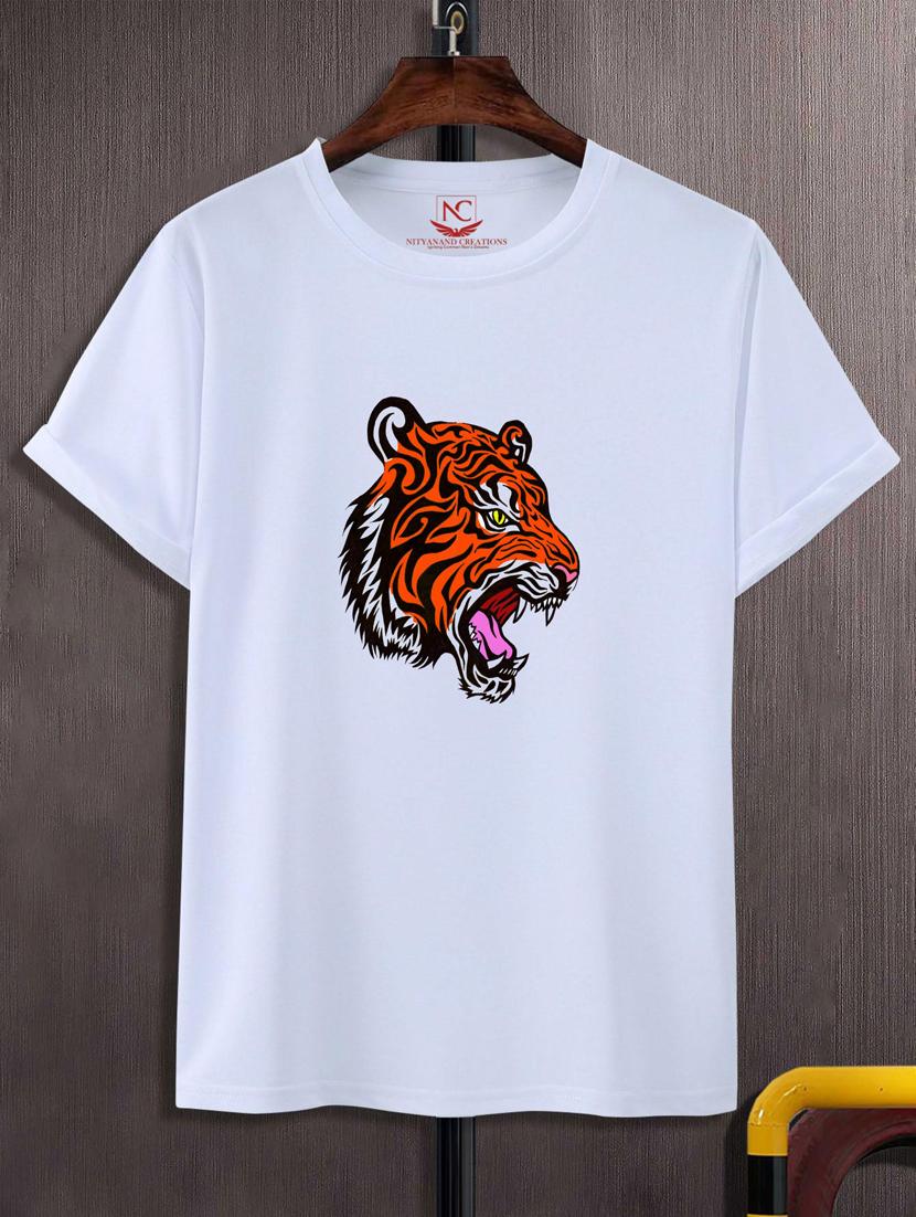 unisex white graphic printed t-shirt - 20776186 -  Zoom Image - 0
