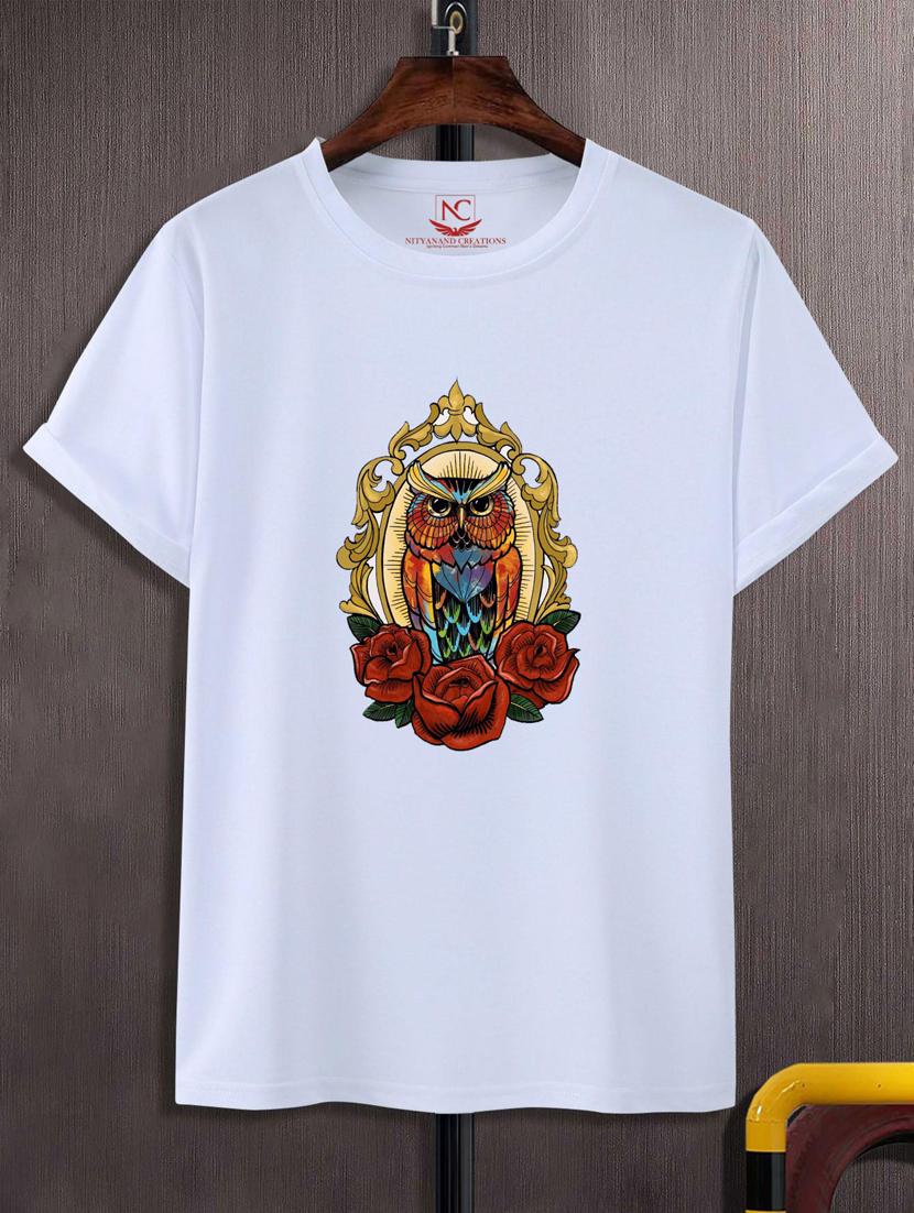 unisex white graphic printed t-shirt - 20776187 -  Zoom Image - 0