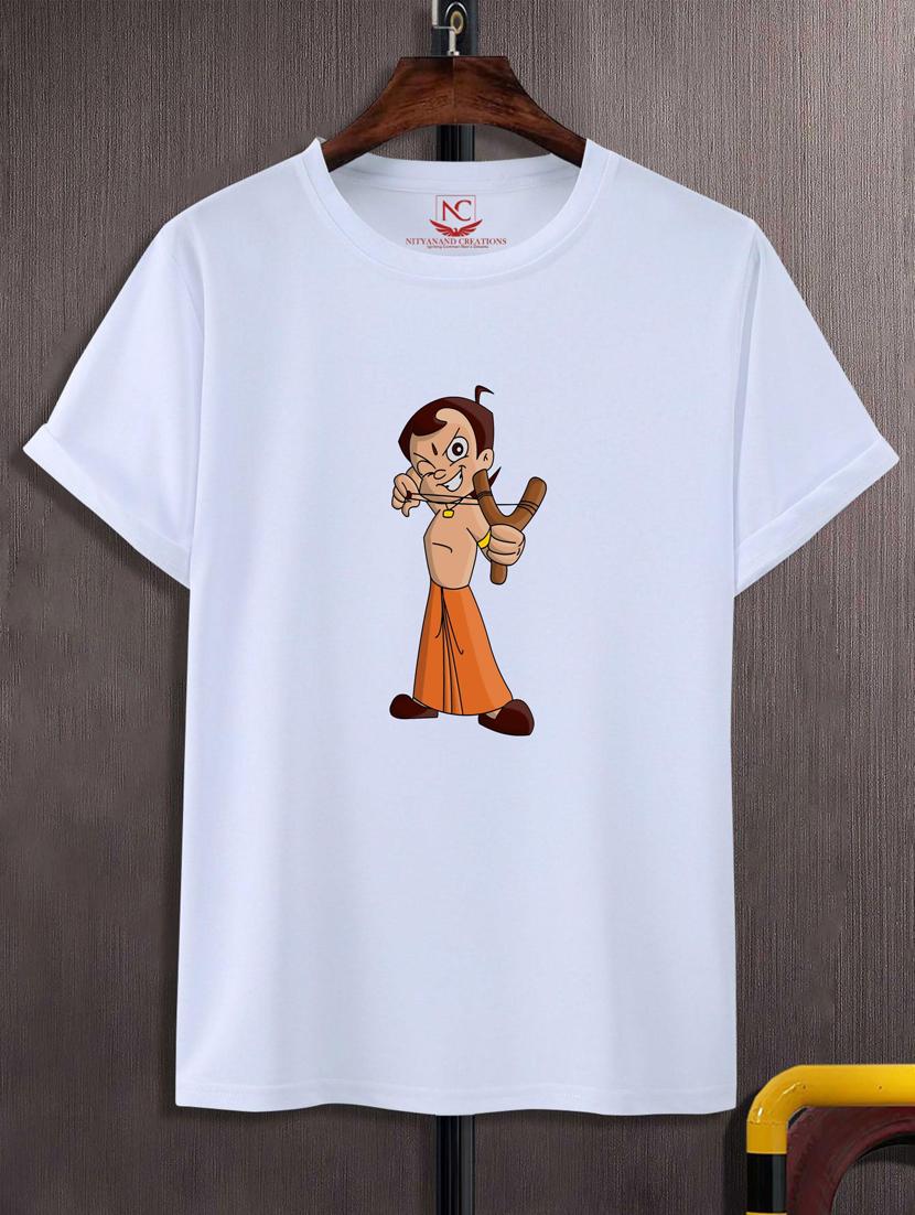 unisex white graphic printed t-shirt - 20776192 -  Zoom Image - 0