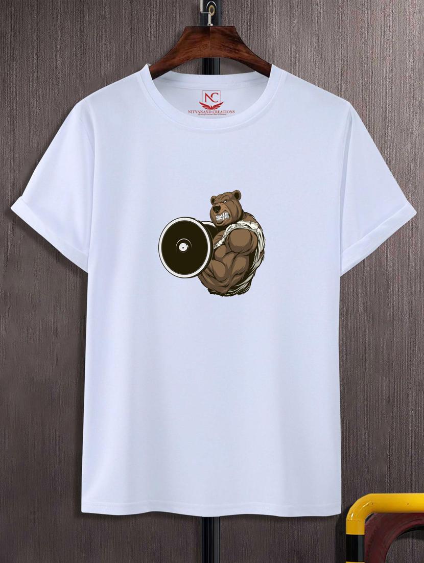 unisex white graphic printed t-shirt - 20776201 -  Zoom Image - 0