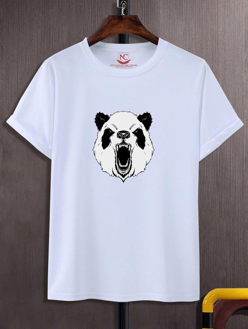 unisex white graphic printed t-shirt - 20776204 -  Standard Image - 0