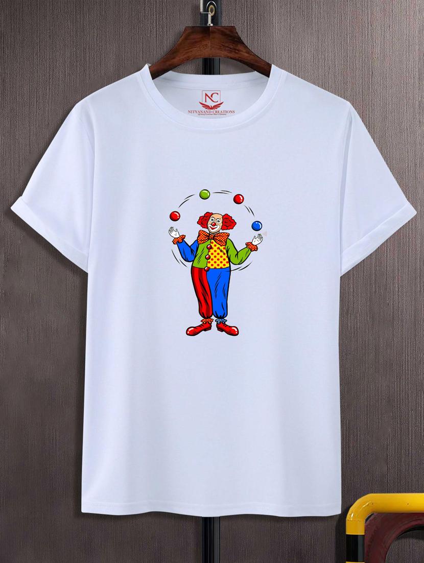 unisex white graphic printed t-shirt - 20776207 - Zoom Image - 0