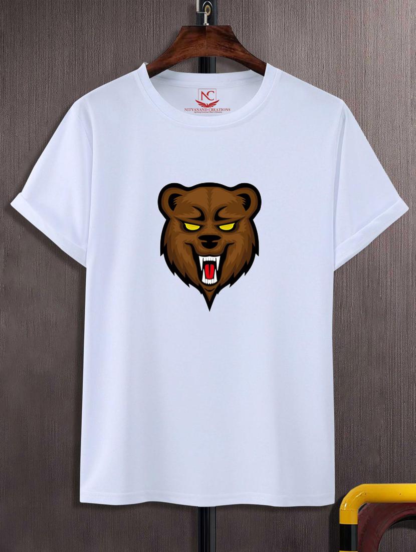 unisex white graphic printed t-shirt - 20776209 -  Zoom Image - 0