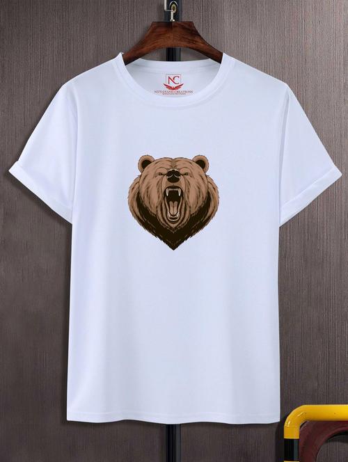 unisex white graphic printed t-shirt - 20776210 - Standard Image - 0