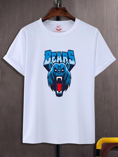 unisex white graphic printed t-shirt - 20776211 -  Standard Image - 0