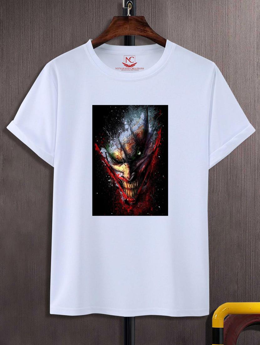 unisex white graphic printed t-shirt - 20776221 -  Zoom Image - 0