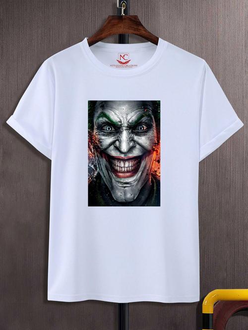 unisex white graphic printed t-shirt - 20776225 - Standard Image - 0