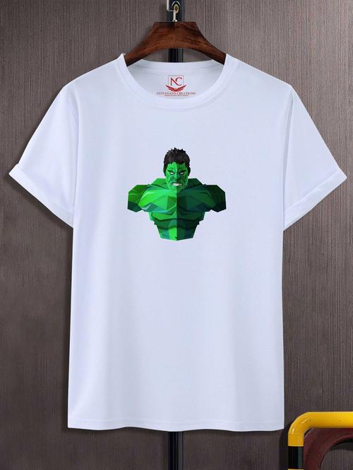 unisex white graphic printed t-shirt - 20776226 -  Standard Image - 0