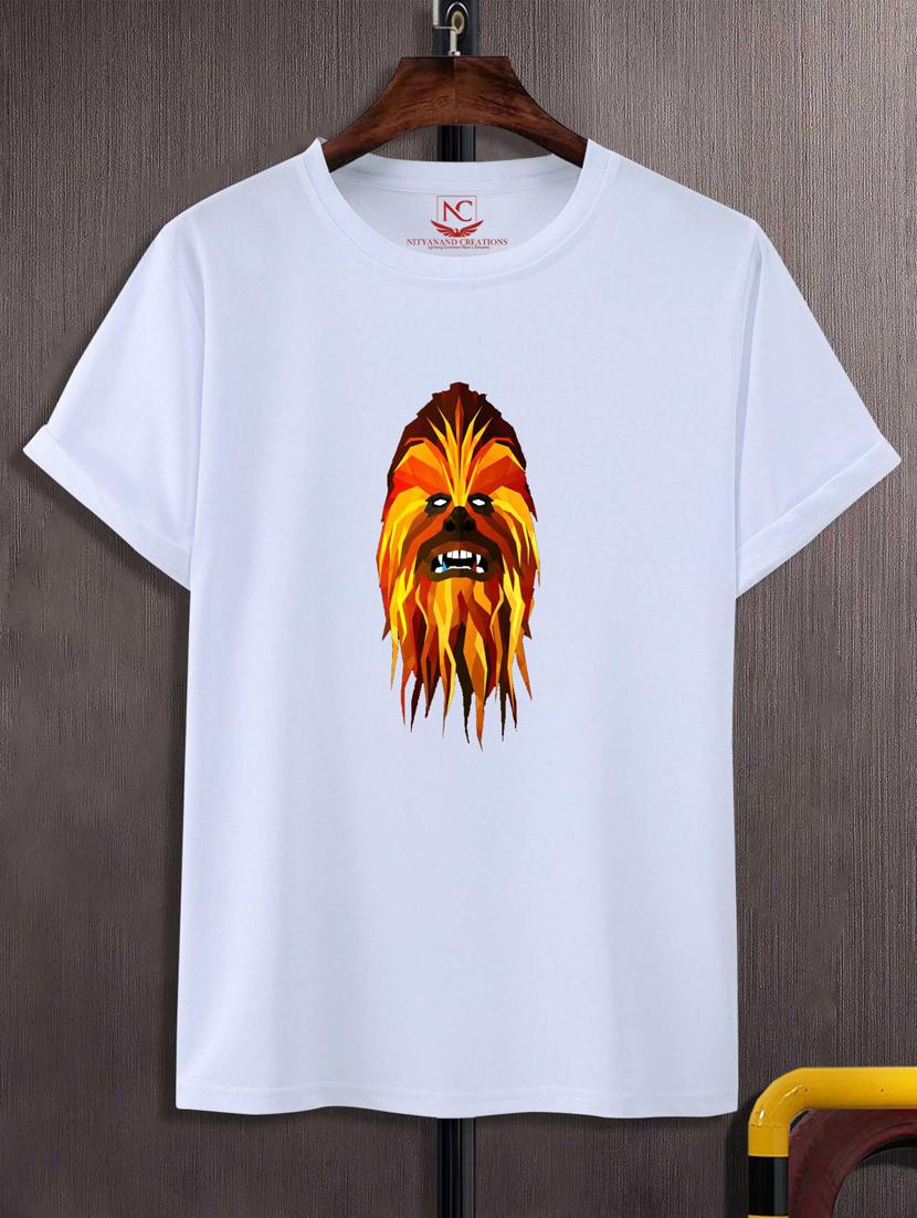 unisex white graphic printed t-shirt - 20776233 -  Zoom Image - 0