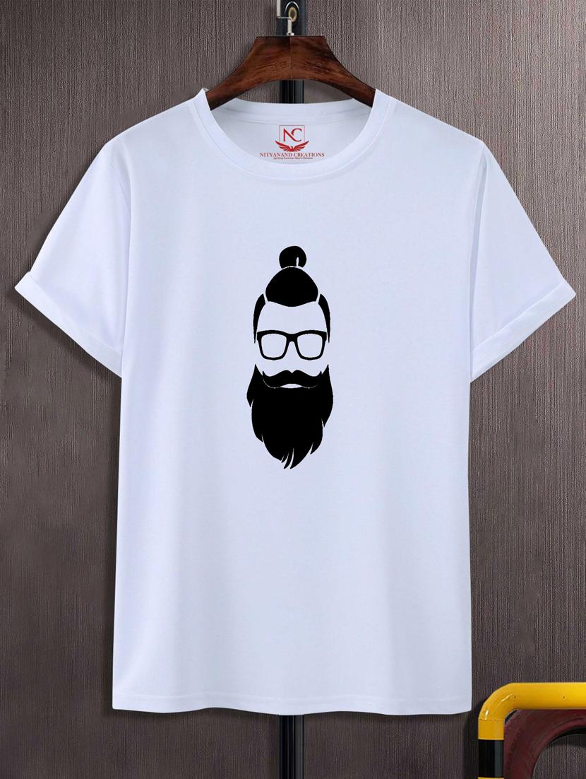 unisex white graphic printed t-shirt - 20776234 -  Zoom Image - 0