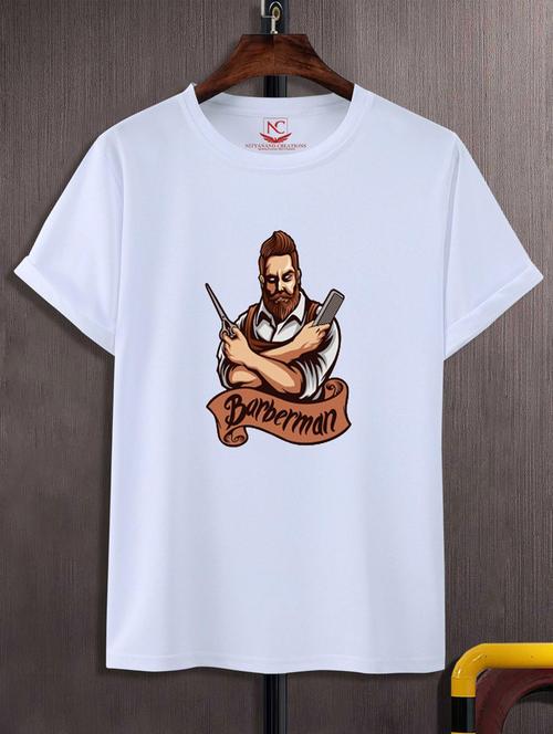 unisex white graphic printed t-shirt - 20776243 - Standard Image - 0