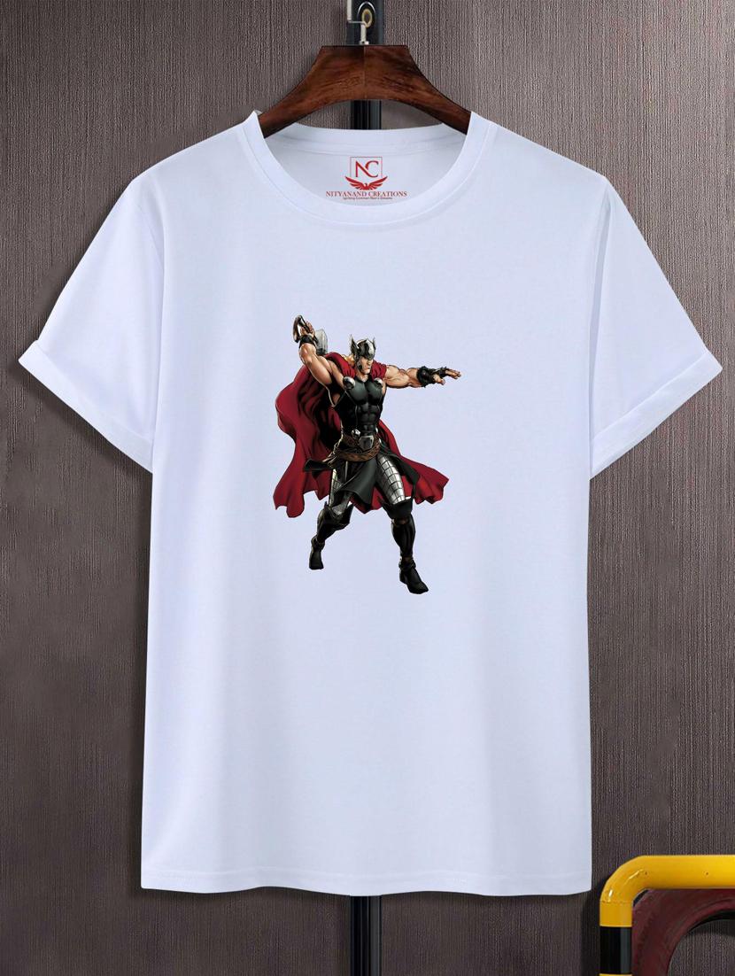 unisex white graphic printed t-shirt - 20776259 -  Zoom Image - 0