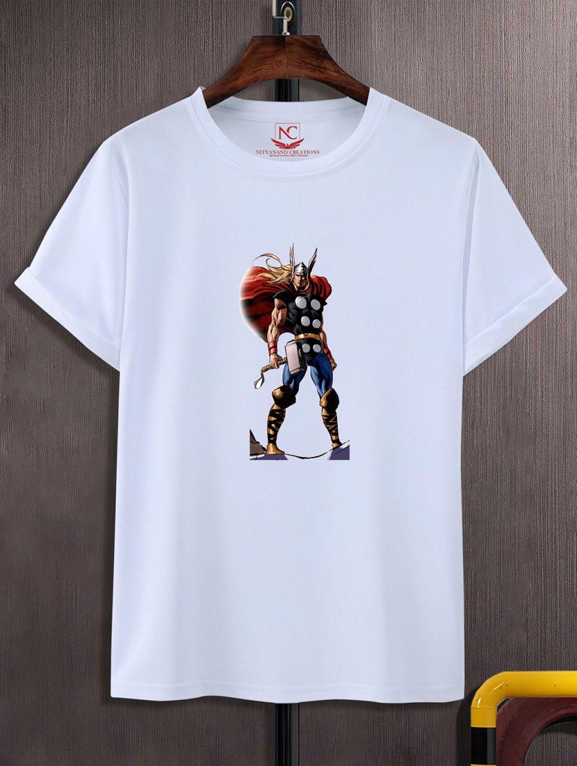 unisex white graphic printed t-shirt - 20776264 -  Zoom Image - 0