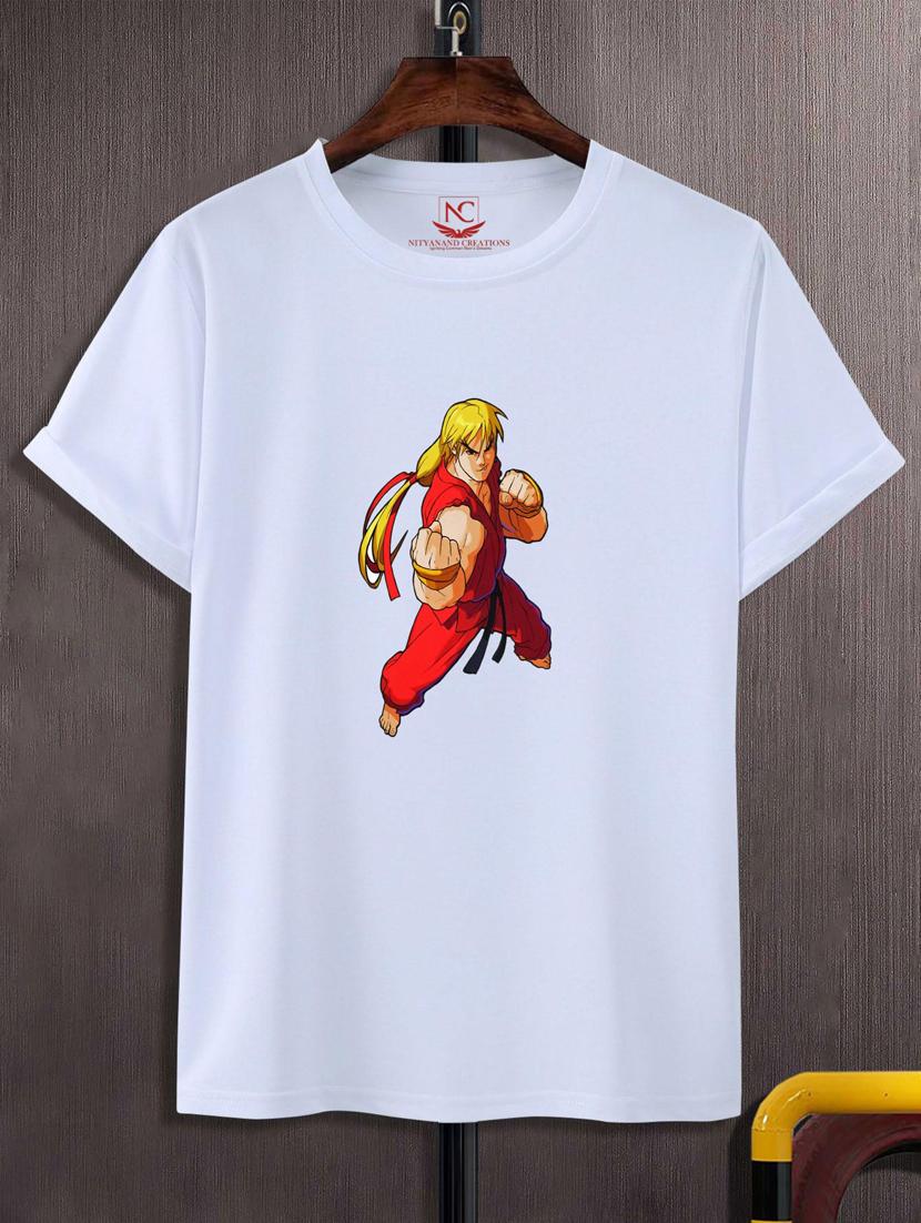 unisex white graphic printed t-shirt - 20776270 -  Zoom Image - 0
