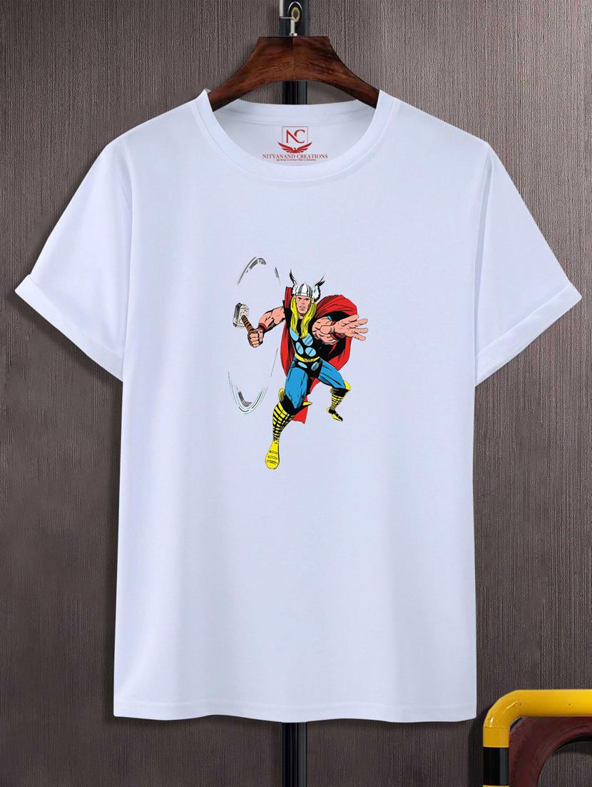 unisex white graphic printed t-shirt - 20776275 - Zoom Image - 0