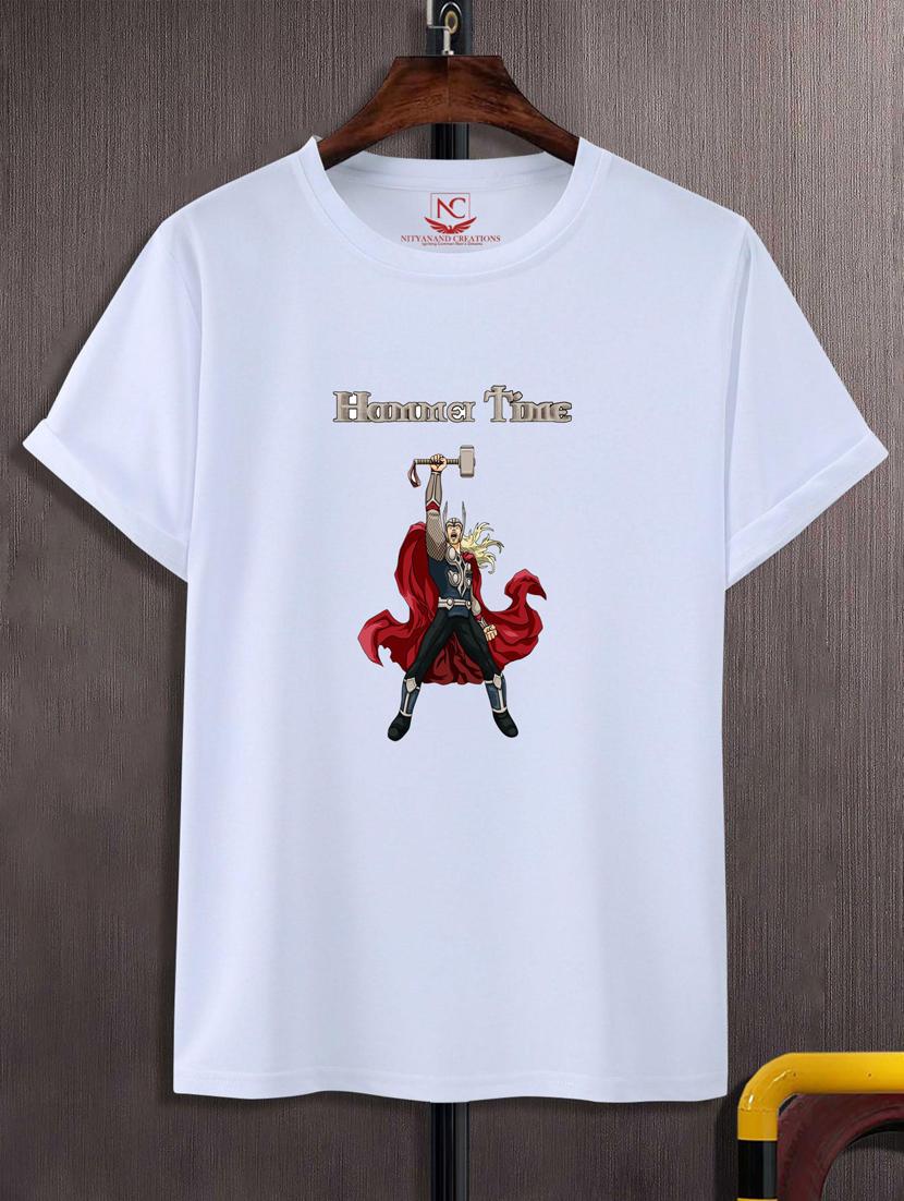 unisex white graphic printed t-shirt - 20776278 -  Zoom Image - 0