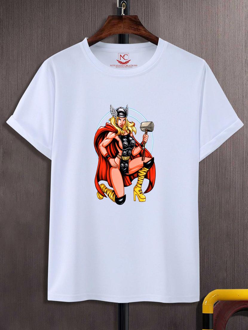 unisex white graphic printed t-shirt - 20776283 - Zoom Image - 0