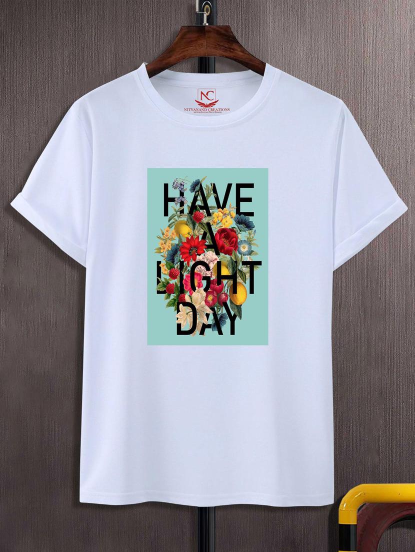 unisex white graphic printed t-shirt - 20776312 -  Zoom Image - 0